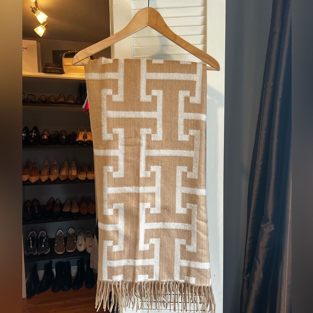 Mark & Graham Throw Blanket in Greek Key - No Monogram